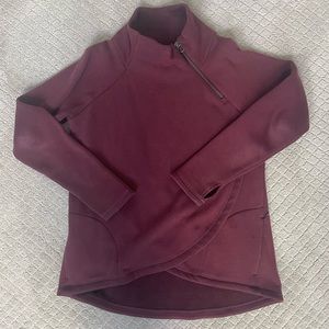 Athleta Cozy Karma Quarter Zip Sweater
